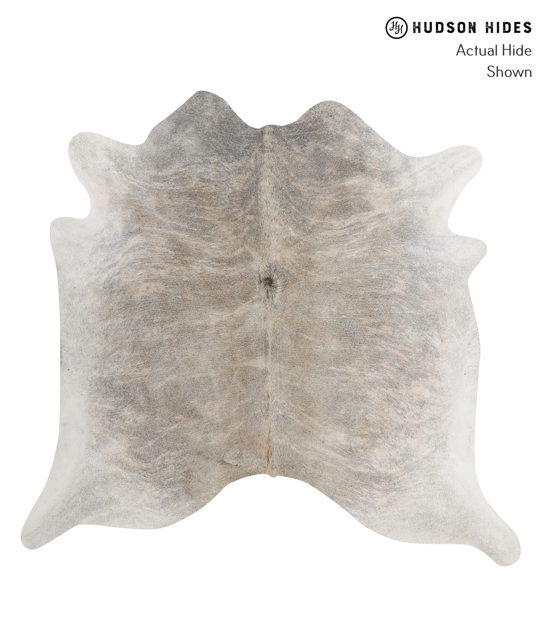 Medium Grey Cowhide Rug #83656