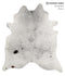 Salt and Pepper Black XX-Large Brazilian Cowhide Rug 7'10