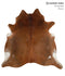 Light Caramel X-Large Brazilian Cowhide Rug 6'7