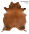 Warm Caramel X-Large Brazilian Cowhide Rug 6'11