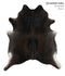 Dark Grey X-Large Brazilian Cowhide Rug 7'2