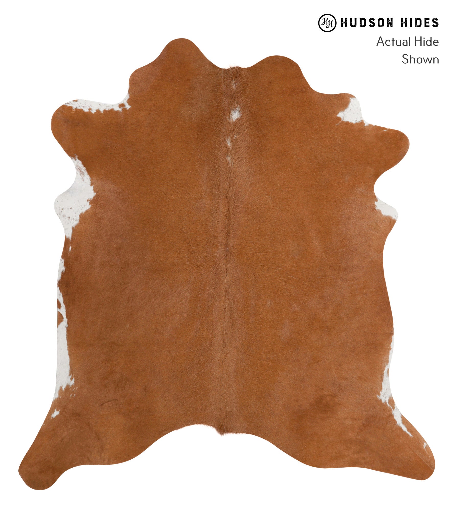 Solid Brown Cowhide Rug #83847