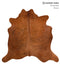 Medium Brindle X-Large Brazilian Cowhide Rug 6'2