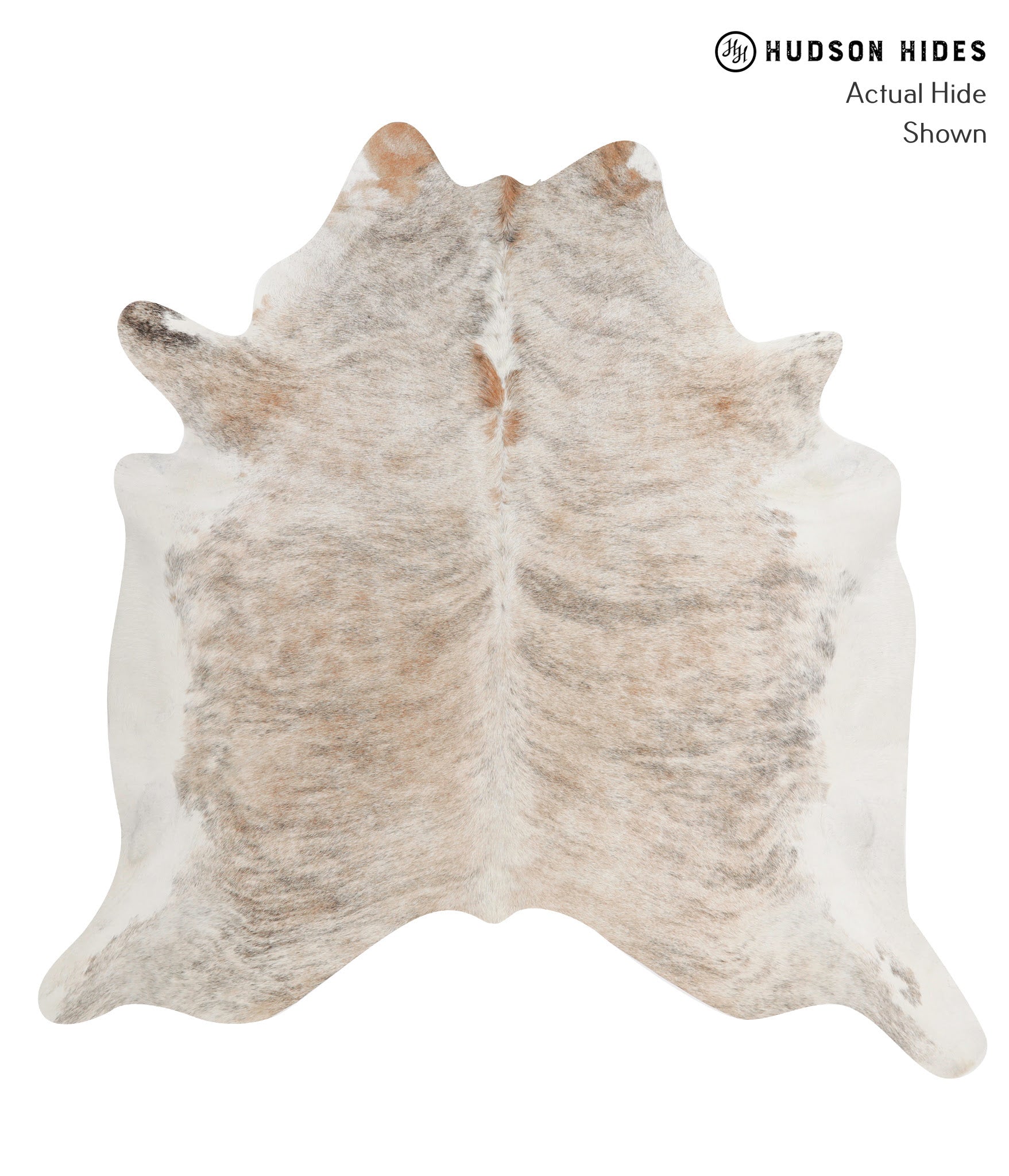 Light Brindle Cowhide Rug #83949