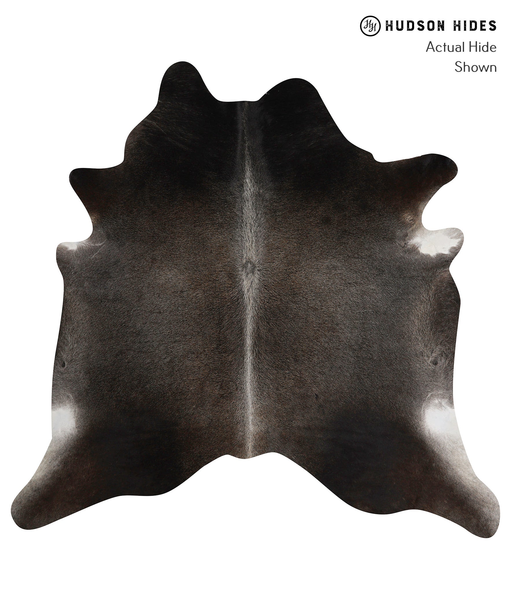 Dark Grey Cowhide Rug #84443