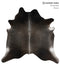 Dark Grey X-Large Brazilian Cowhide Rug 6'11