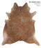 Light Caramel X-Large Brazilian Cowhide Rug 7'4