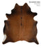 Chocolate Large Brazilian Cowhide Rug 6'5