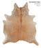 Beige X-Large Brazilian Cowhide Rug 7'1