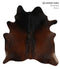 Chocolate Large Brazilian Cowhide Rug 6'5