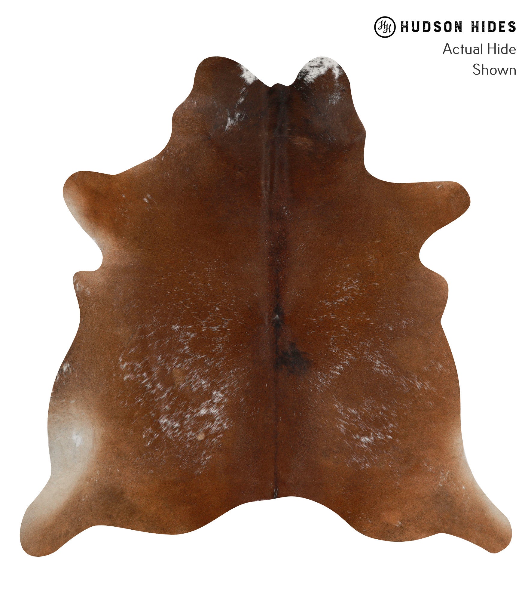 Solid Brown Cowhide Rug #84867