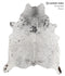 Salt and Pepper Black Large Brazilian Cowhide Rug 6'11