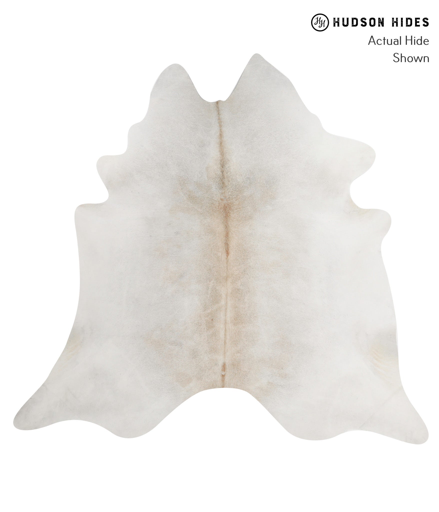 Grey with Beige Cowhide Rug #85163