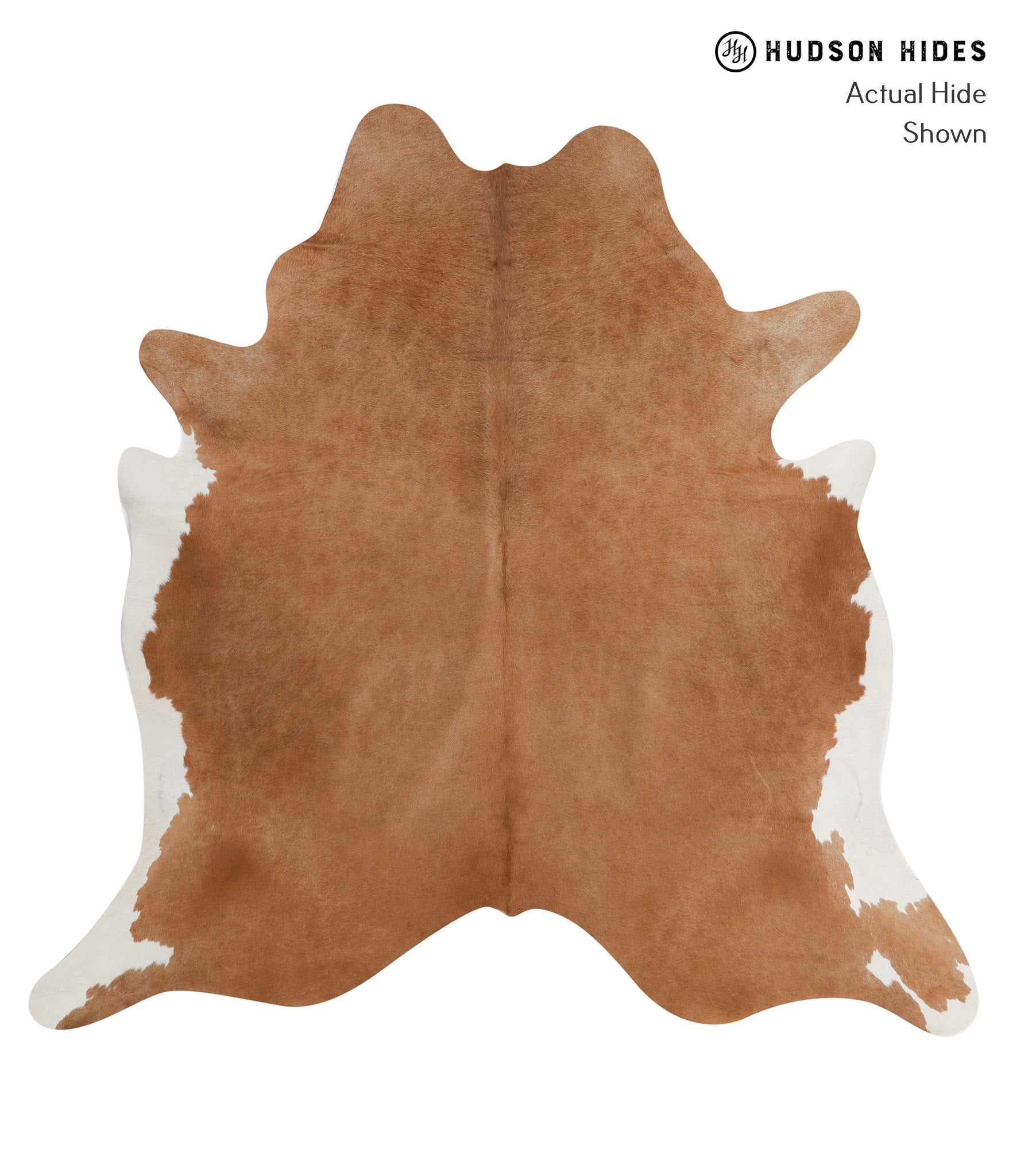 Solid Brown Cowhide Rug #85248