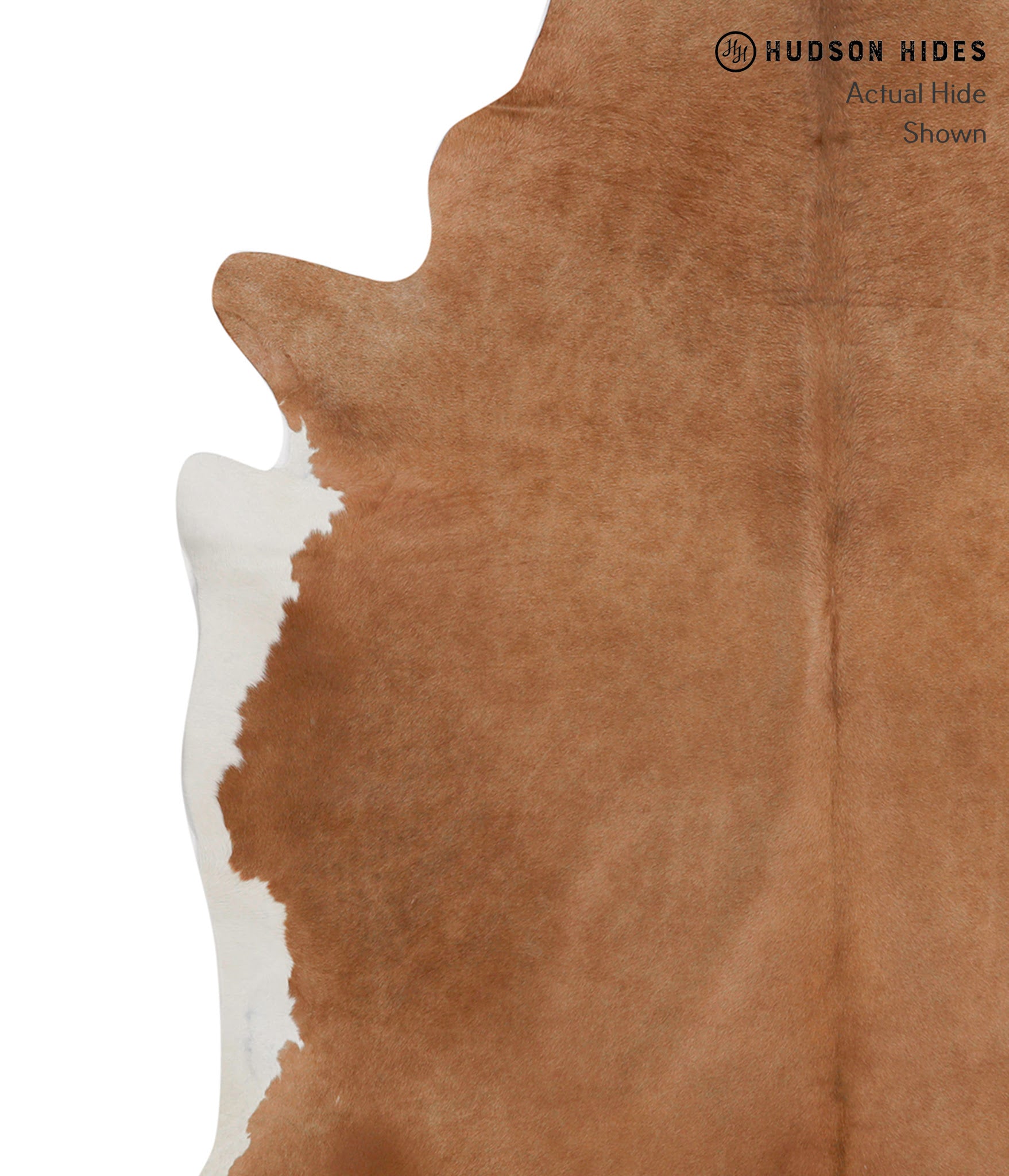 Solid Brown Cowhide Rug #85248