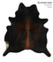 Chocolate Large Brazilian Cowhide Rug 6'8