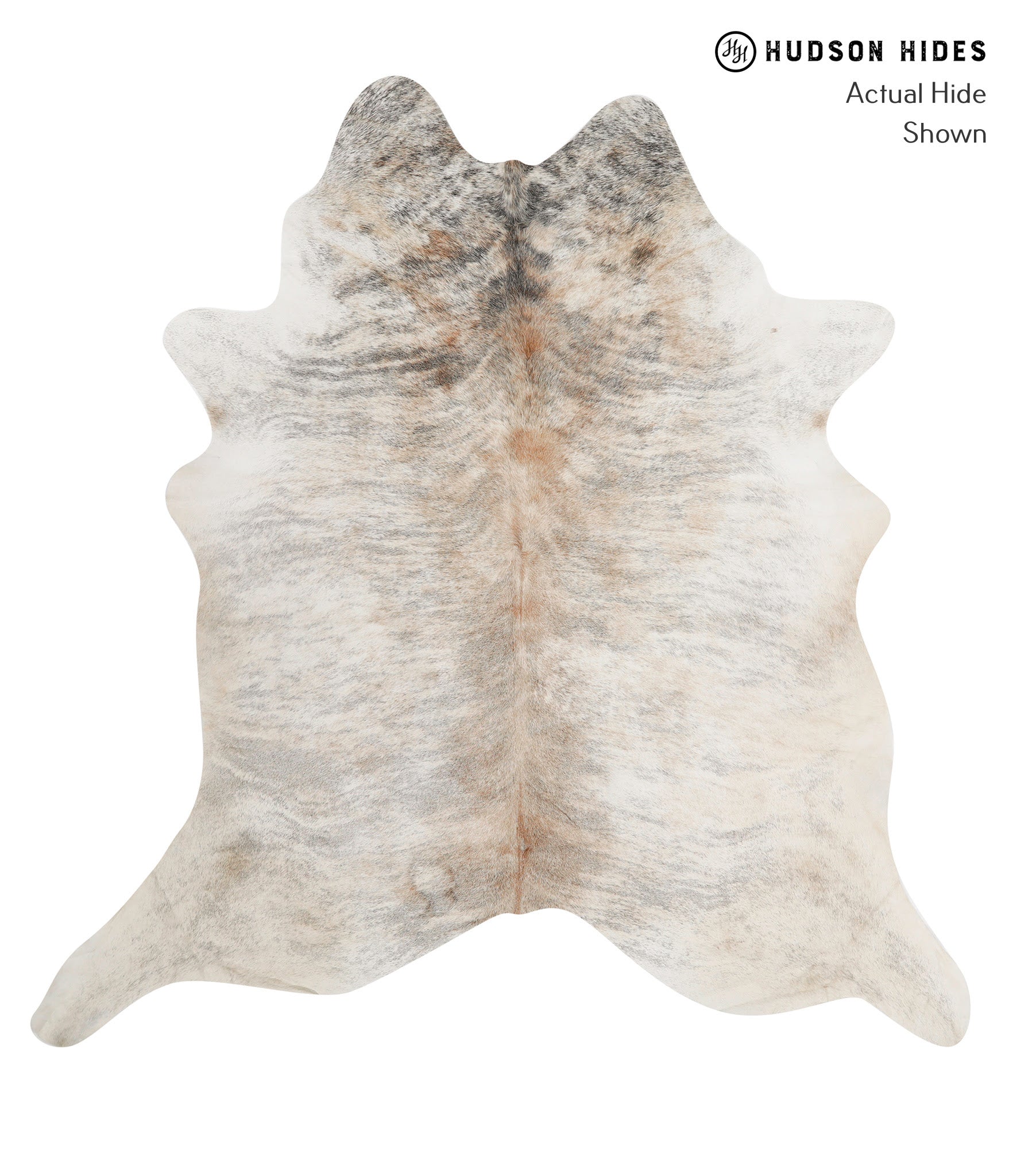 Light Brindle Cowhide Rug #85366