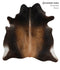 Chocolate X-Large Brazilian Cowhide Rug 6'6