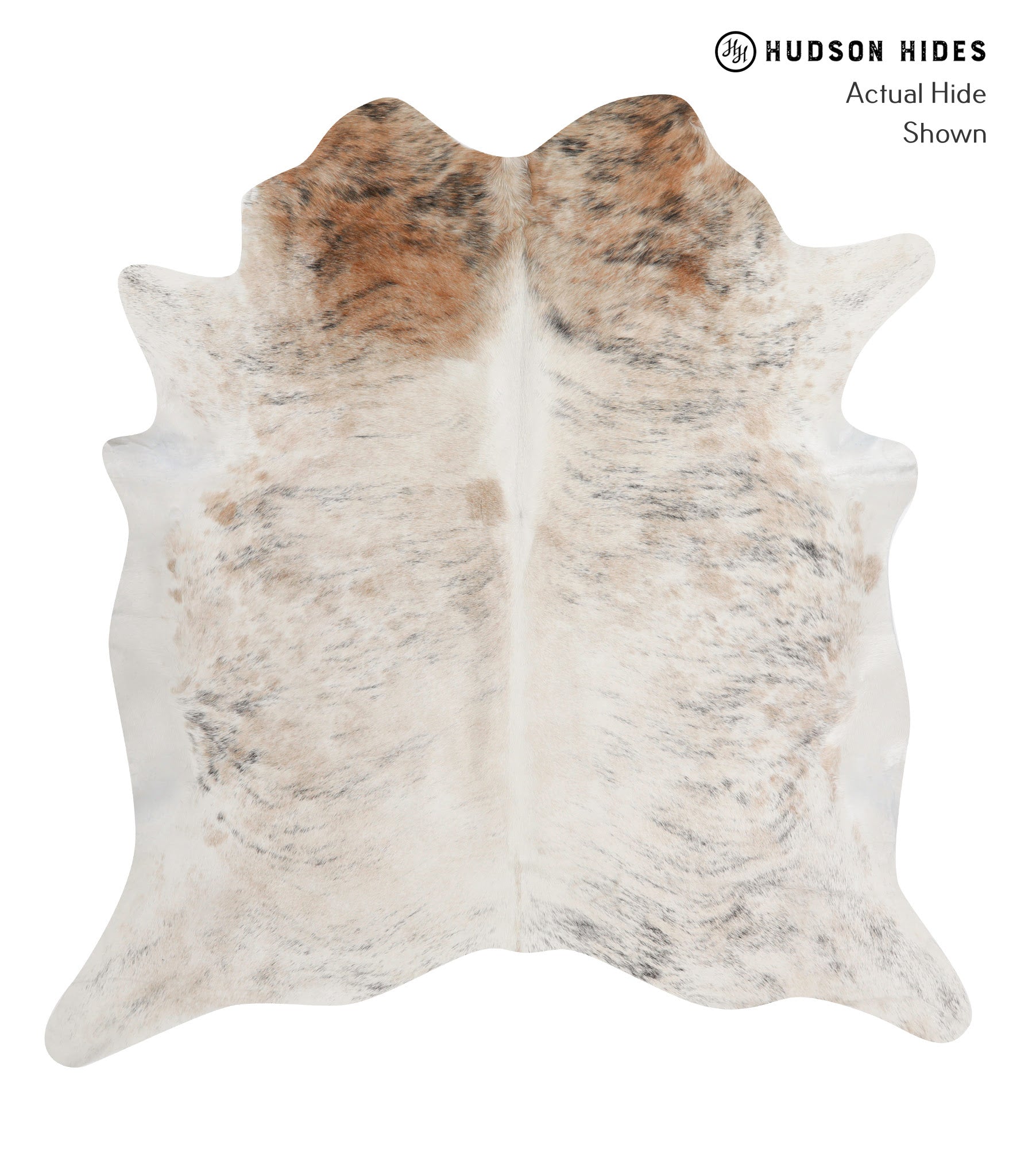 Light Brindle Cowhide Rug #85451