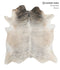 Grey Brindle X-Large Brazilian Cowhide Rug 6'11