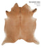 Beige X-Large Brazilian Cowhide Rug 6'10