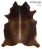 Chocolate X-Large Brazilian Cowhide Rug 7'2