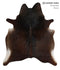 Chocolate X-Large Brazilian Cowhide Rug 7'2