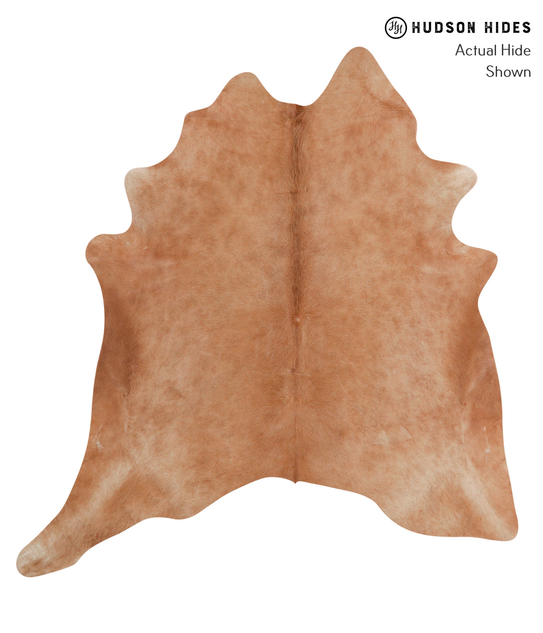 Solid Brown Cowhide Rug #86014