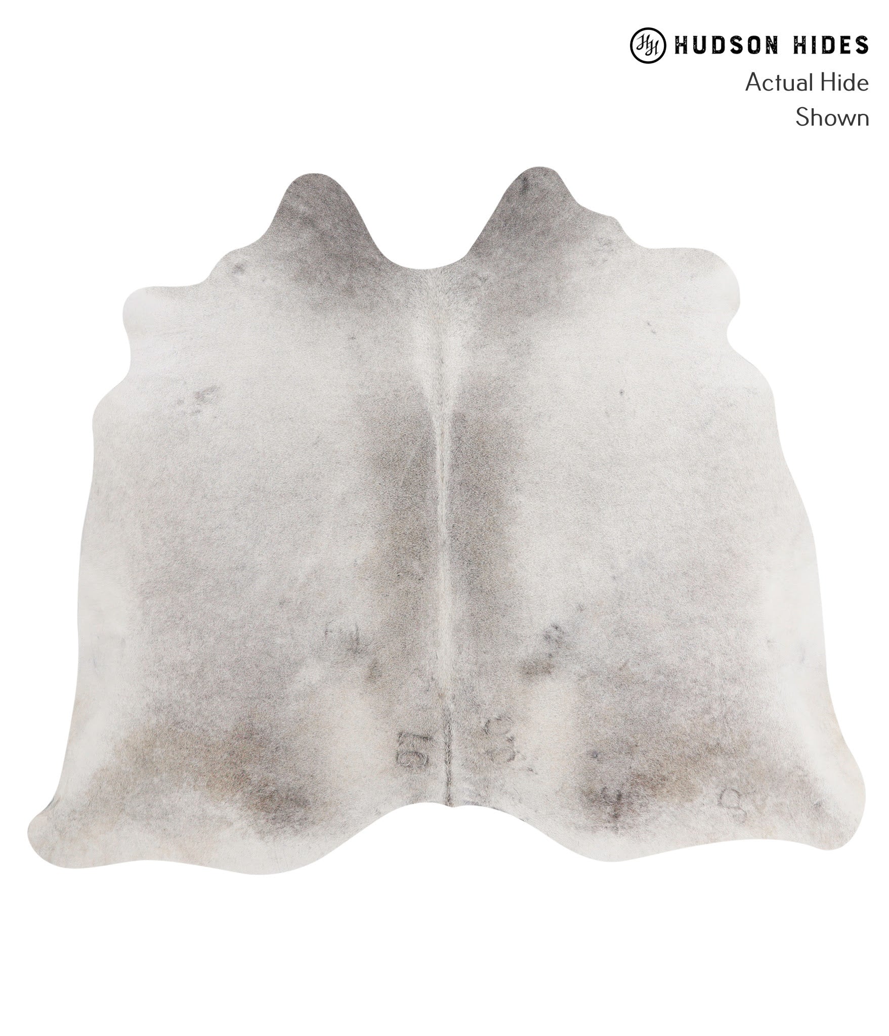 Medium Grey Cowhide Rug #86065