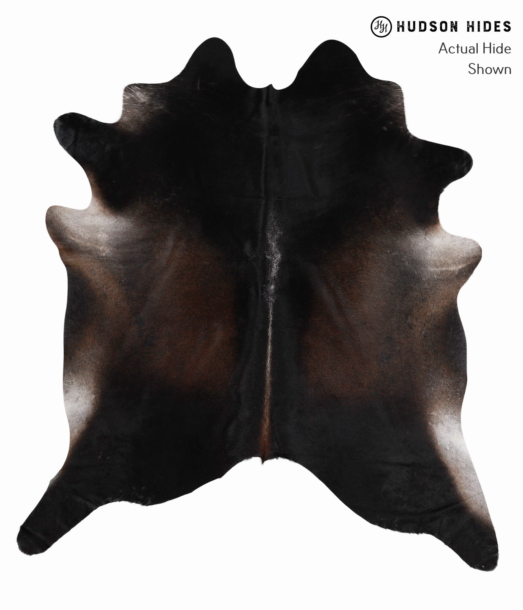 Dark Grey Cowhide Rug #86095