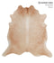 Beige XX-Large Brazilian Cowhide Rug 7'10