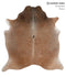 Light Caramel X-Large Brazilian Cowhide Rug 6'6