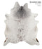 Salt and Pepper Black XX-Large Brazilian Cowhide Rug 7'9