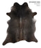 Dark Grey X-Large Brazilian Cowhide Rug 7'2