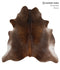 Chocolate X-Large Brazilian Cowhide Rug 6'8