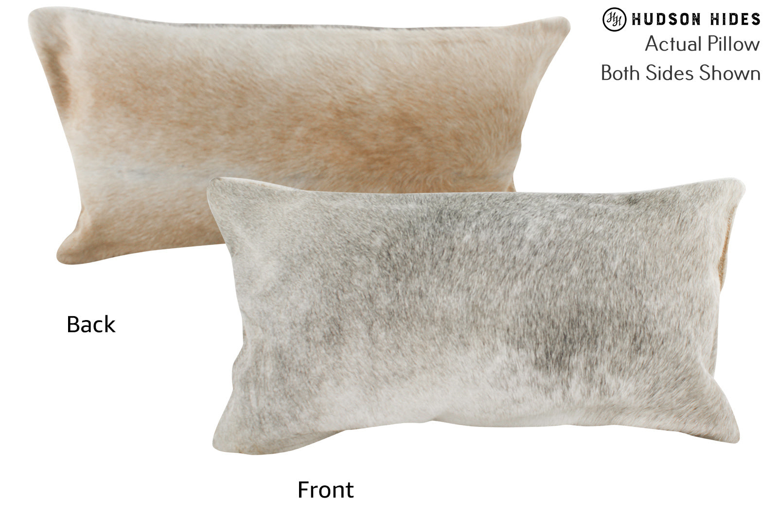 Grey Cowhide Pillow #86538