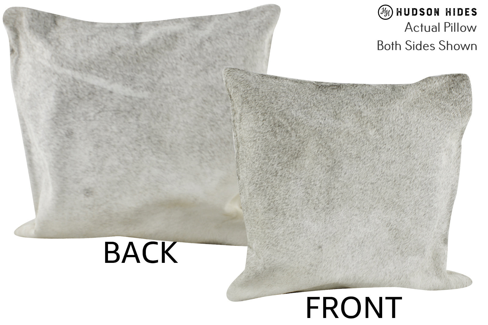 Grey Cowhide Pillow #86566