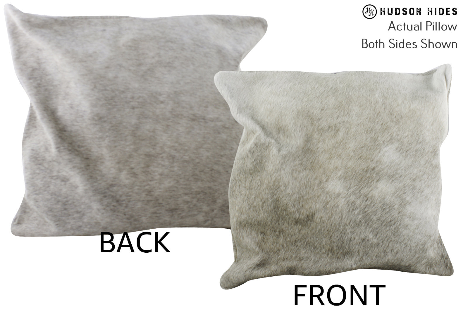 Grey Cowhide Pillow #86611