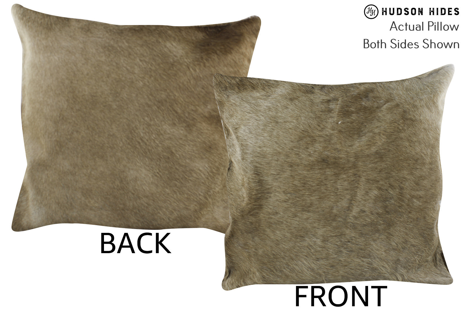 Taupe Cowhide Pillow #86666