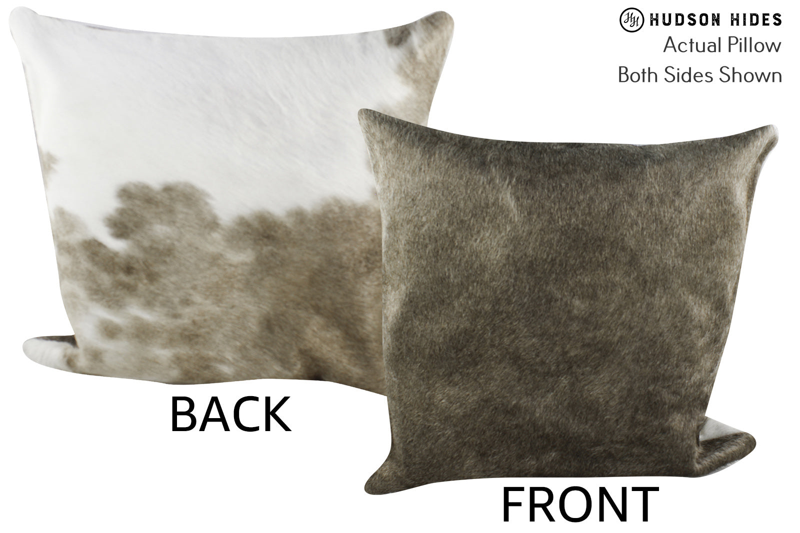 Taupe Cowhide Pillow #86670