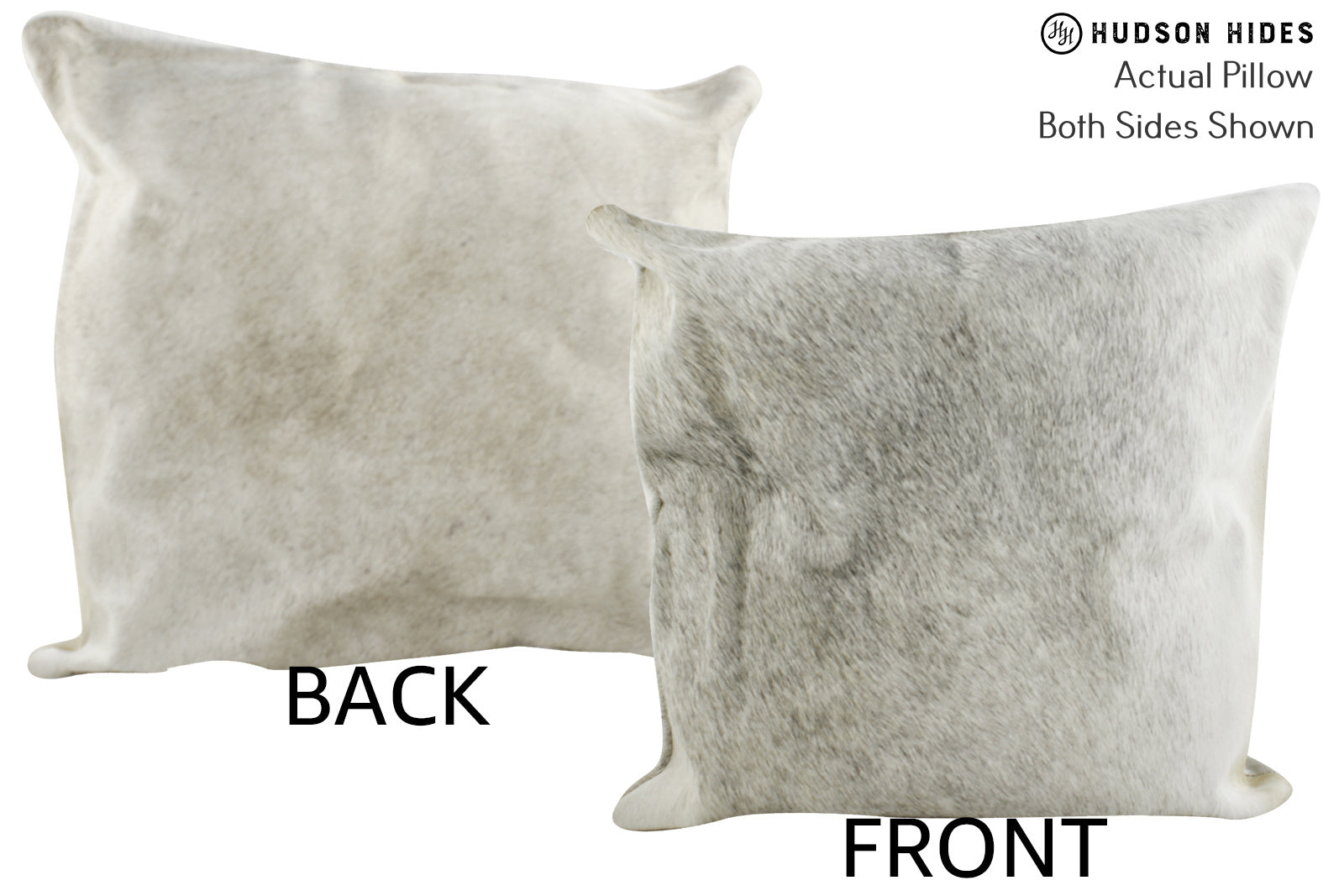 Grey Cowhide Pillow #86687