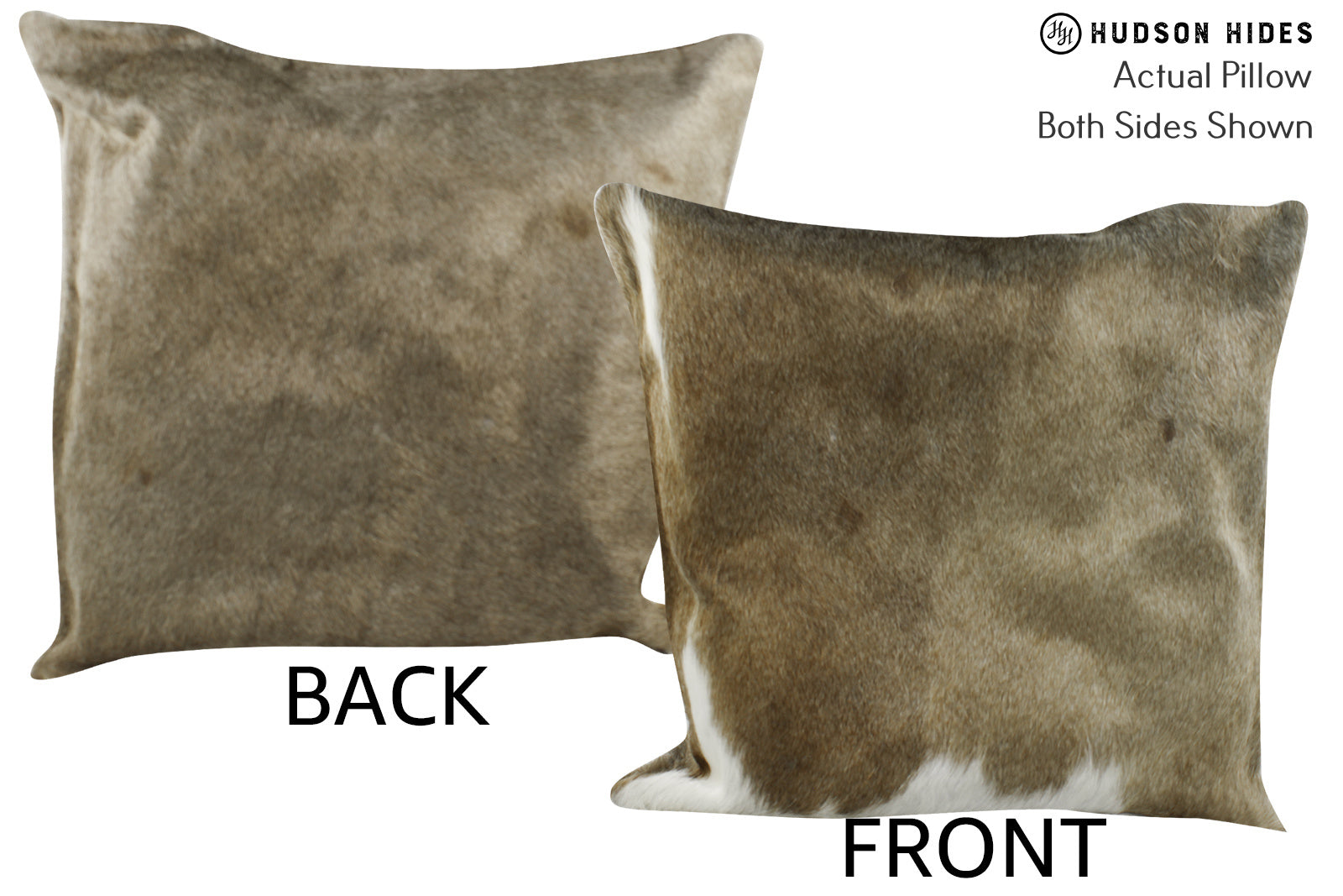 Taupe Cowhide Pillow #86694