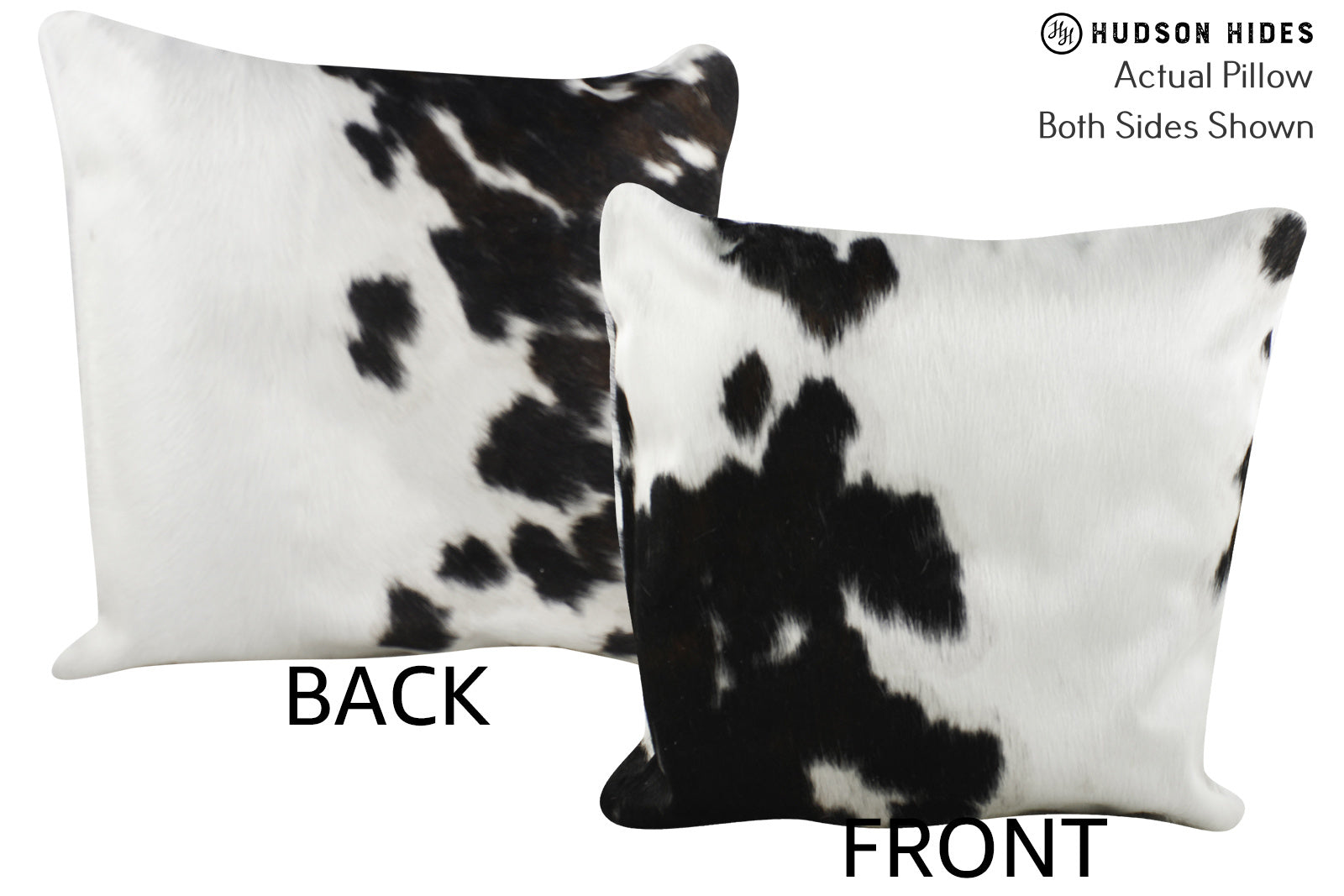 Black and White Cowhide Pillow #86828