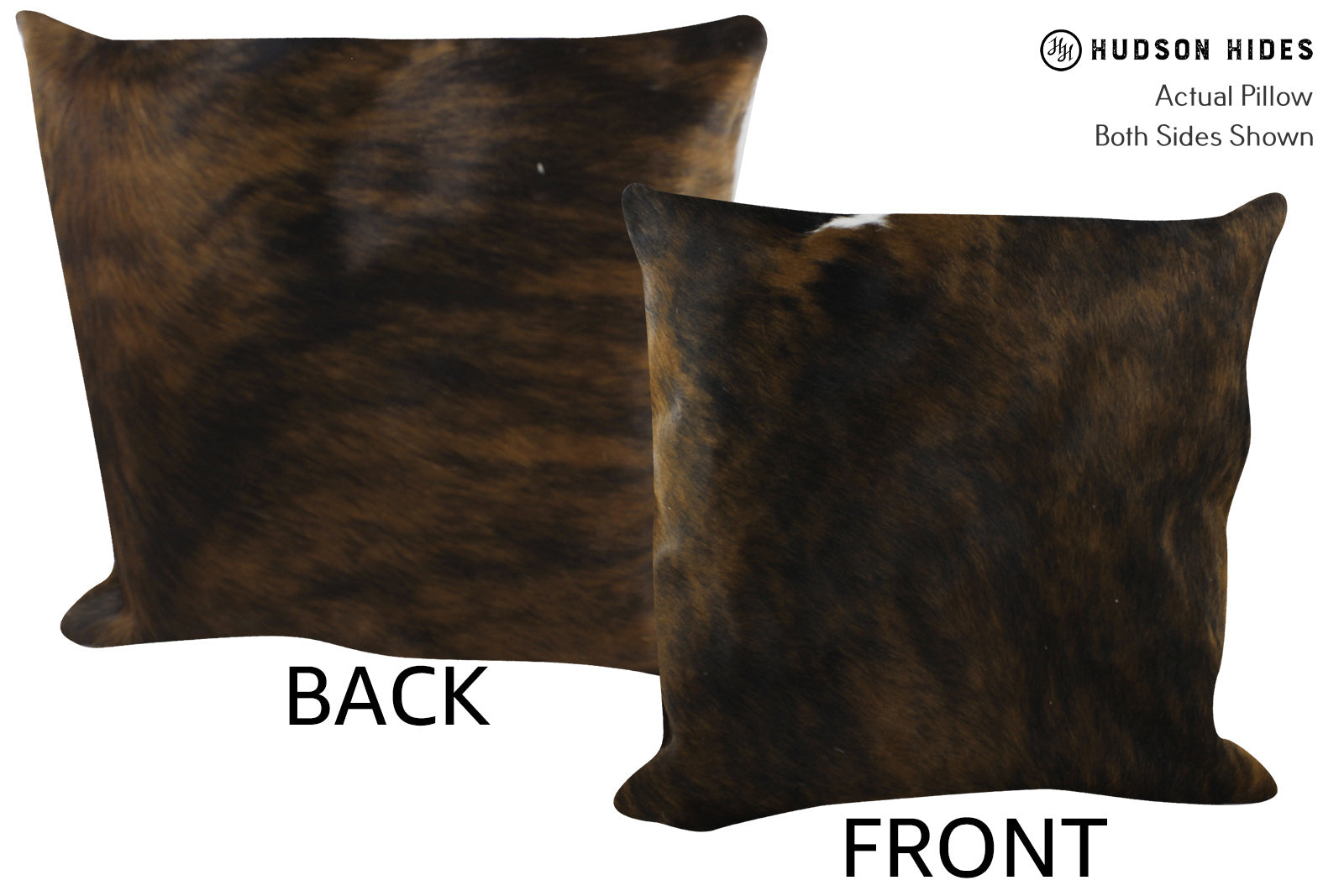 Dark Brindle Cowhide Pillow #87053