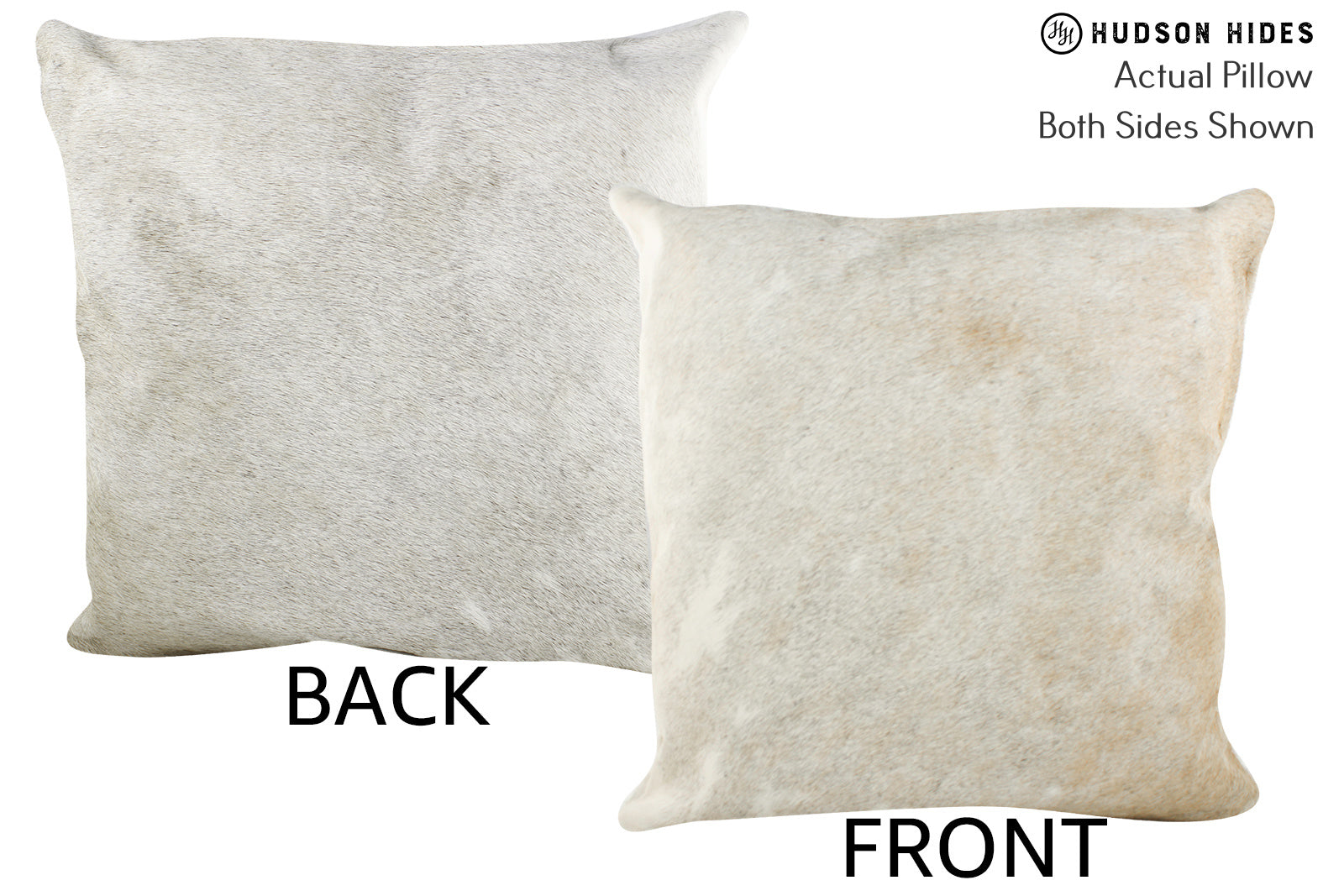 Grey Cowhide Pillow #87435