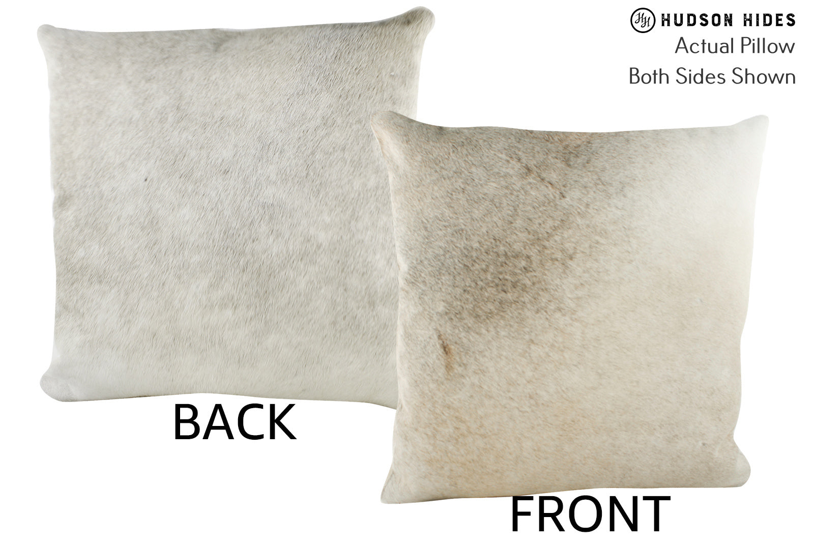 Grey Cowhide Pillow #87452