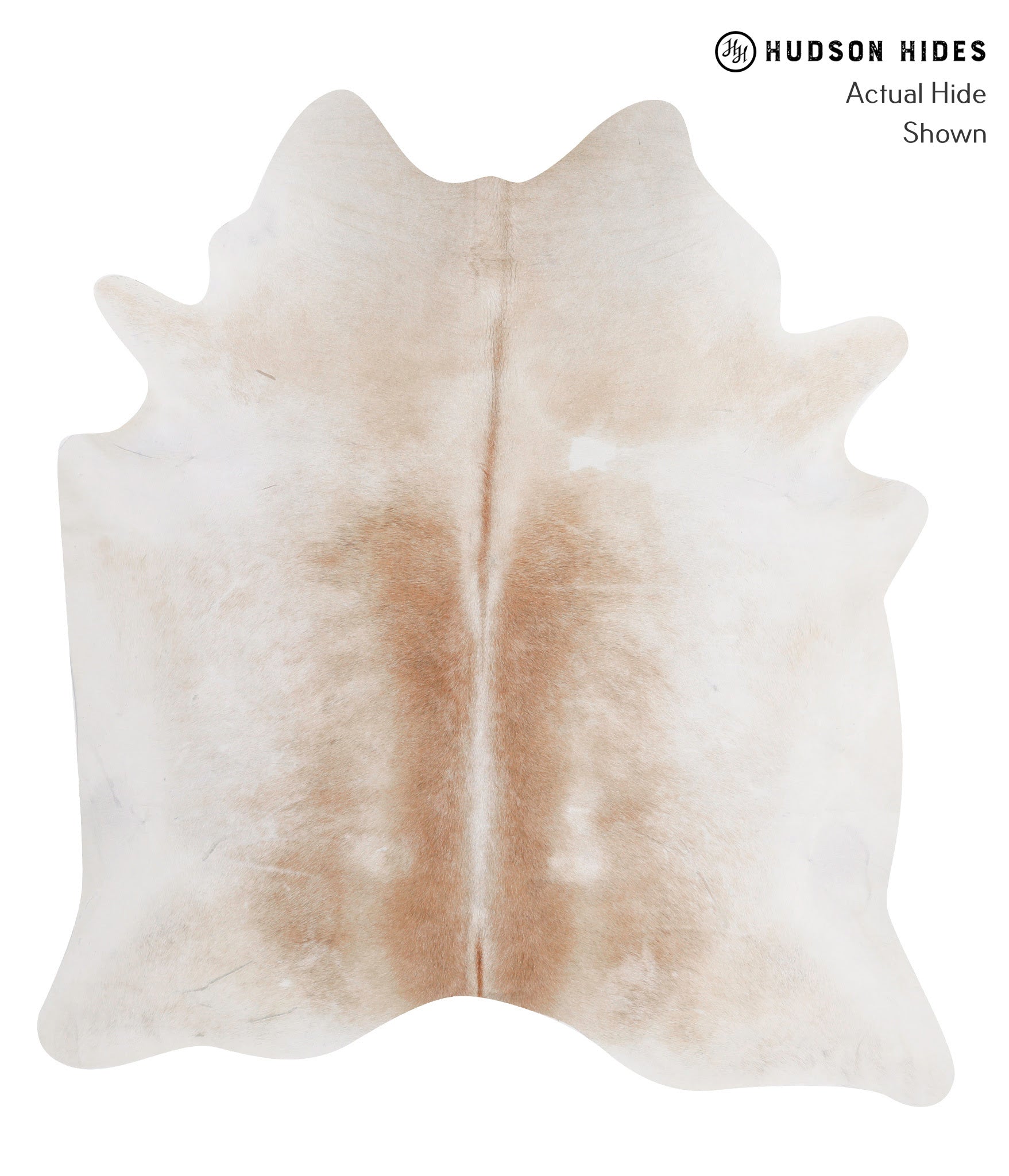 Ivory with Beige Cowhide Rug #89945