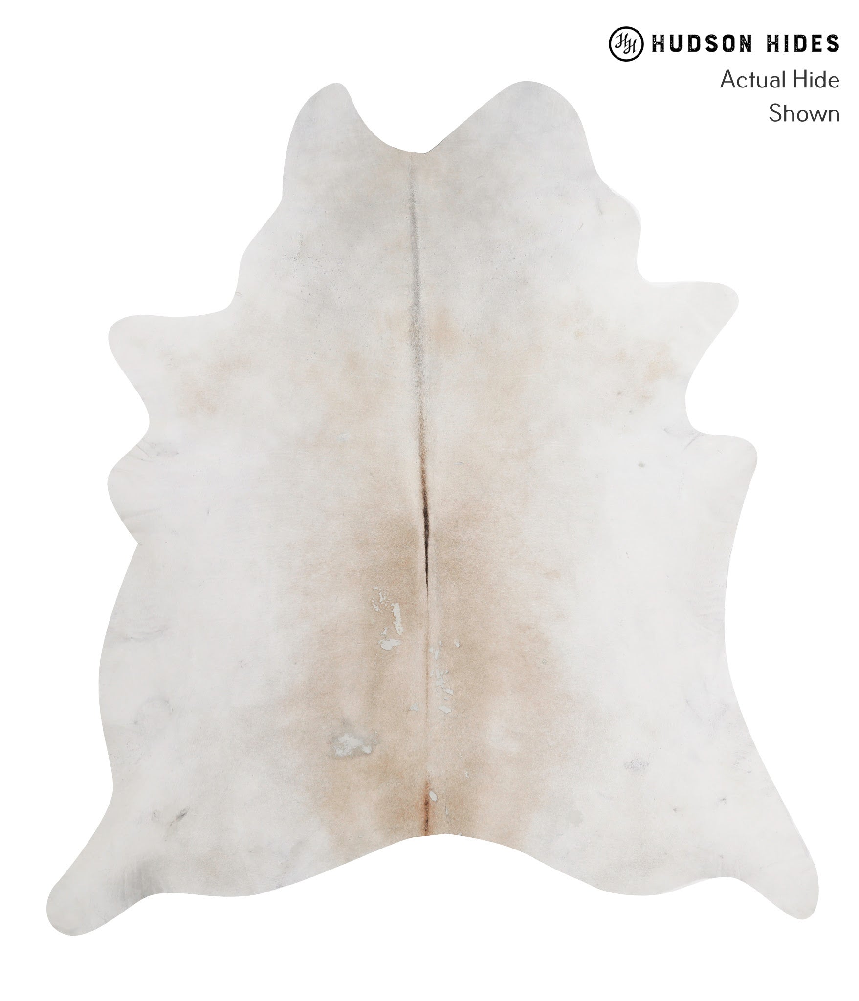 Grey with Beige Cowhide Rug #90514