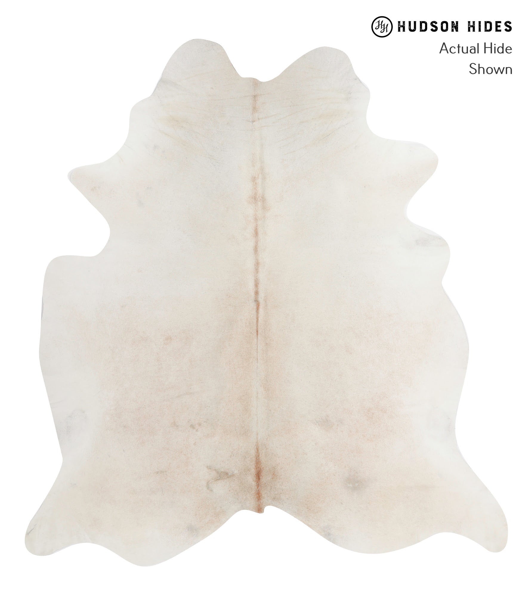 Ivory with Beige Cowhide Rug #91177