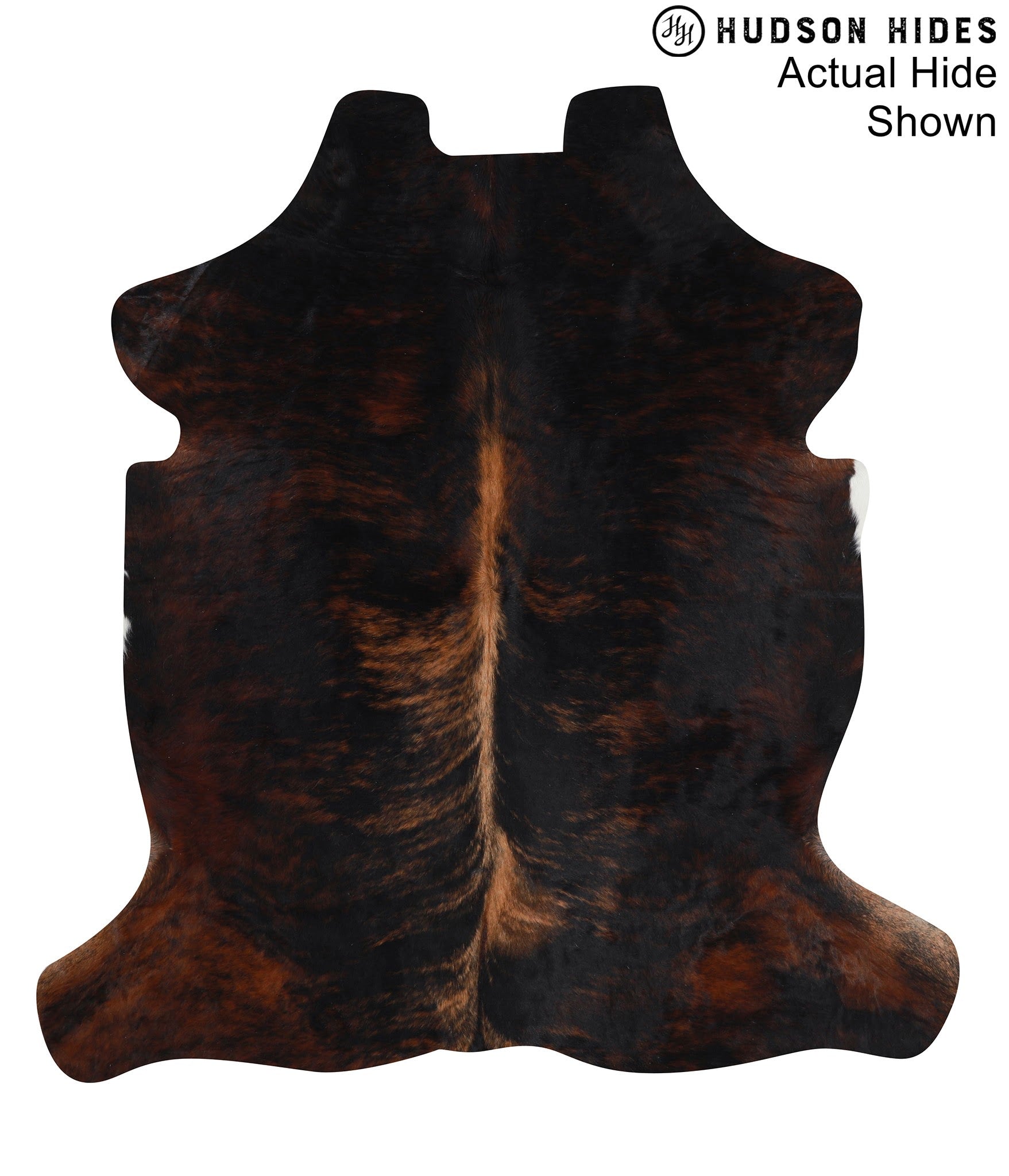 Dark Brindle Cowhide Rug #94643